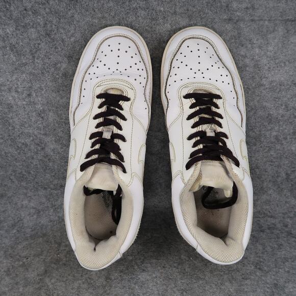 Nike Shoes Womens 8 Sneakers Court Vision Low Basketball Trainers Leather White - Picture 6 of 12